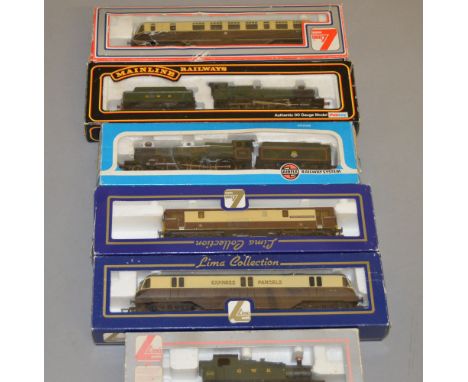 OO gauge engines x 6 by Lima Airfix and Mainline All appear G in F boxes