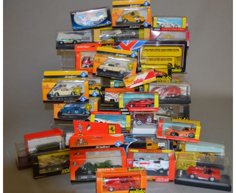 Very good quantity of Solido diecast models. All boxed, F-VG.