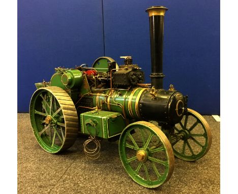 R GARRETT & SONS LTD - a 3" scale Live Steam Traction Engine.Overall length approx. 110cm, width approx. 49cm, height approx.