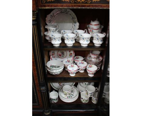 A TUSCAN LOWESTOFT PATTERN PART TEA SERVICE, Portmeirion china and further china 