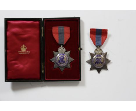 AN EDWRAD VII IMPERIAL SERVICE ORDER with enamel decoration inscription for Faithful Service engraved to P.R. Bruce I.S.O. 19