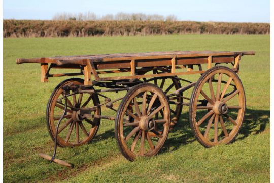 A Victorian Oak Ash And Wrought Iron Funeral Bier The Lift Off Slatted Top With Turned Handles A