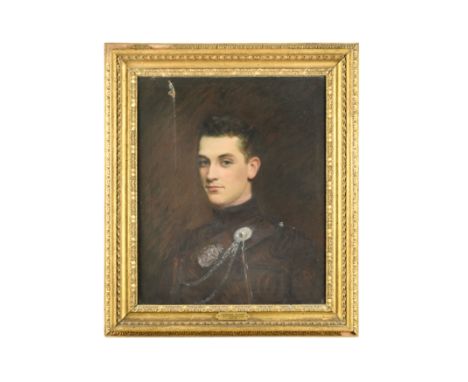 Portrait of Lieutenant Gerard Prideaux Tharp (1870-1934) aged 19 oil on canvas 61.5 x 50.5cmFootnote: The sitter gained the r