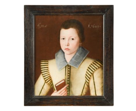 Four Portraits of the Ffolliott brothers: Aylmer (b. 1591), Francis (b. 1595), Richard (b. 1597) and Henry (b. 1601) all half