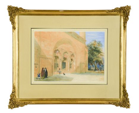 The Mosque at Ballat, Asia Minor watercolour over pencil on paper 25.5 x 35.5cmFootnote: Provenance: By descent in the artist