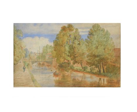 Towards Foundry Bridge, Norwich; By Trowse Bridge, Norfolk one signed lower right 'JJ Cotman 185/7(?)6'; the other signed low