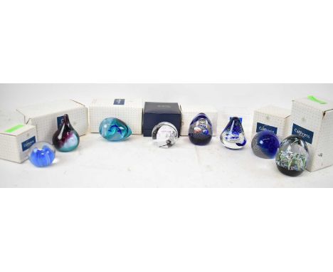 Seven boxed Caithness paperweights (one unboxed) (7).
