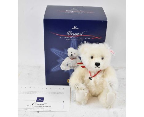 STEIFF AND SWAROVSKI; 'Crystal, the 2005 Teddy Bear', limited edition, boxed with certificate. 