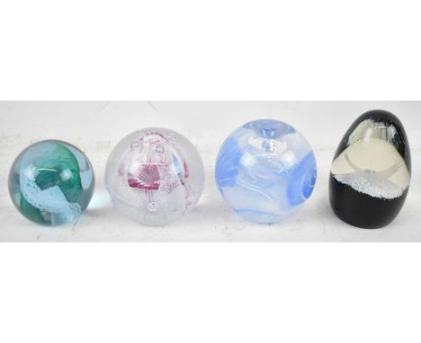 A group of four Caithness paperweights, to include 'Pastel' (4). 