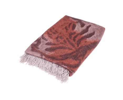 AN HERMÈS CALIN FÉLIN THROW
Featuring a tiger motif, fringed edges, and 'HERMÈS' signature to lower right
*
Ownership Stateme