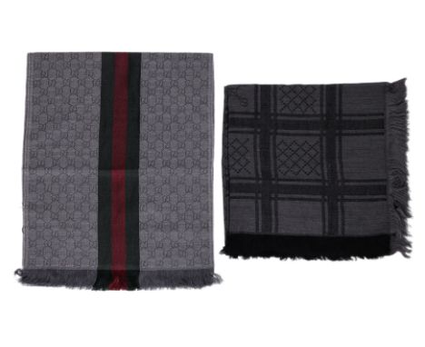 A PAIR OF GUCCI SCARVES
Including 'SL Surviee', and 'SC Verbiere'
Ownership Statement: This item is offered for sale without 