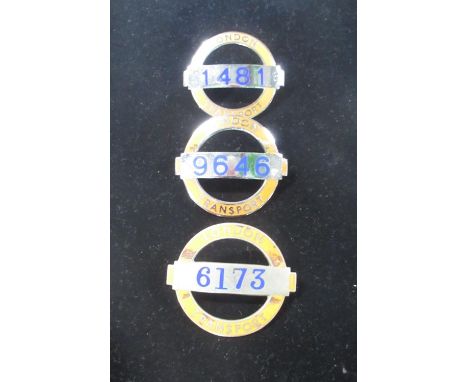 London Transport Underground Staff enamel cap pin badge no. 1481 by J R Gaunt, London Transport Underground Staff enamel cap 