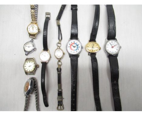 Sekonda ladies 17 jewel hand wound wristwatch, other ladies wristwatches including Zeon, Timex, Ingersoll and Accurist  (7) 