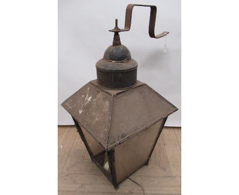 Vintage metal exterior light, 