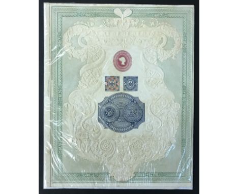 1848 ART UNION JOURNAL TREASURY ESSAY BY CHARLES WHITINGSHOWING THE FOUR CONGREVE ESSAYS, DISPLAYED WITHIN A DECORATIVE EMBOS