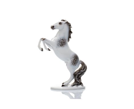 HORSE | Rosenthal (Germany / German) | painted, glazed porcelain. Designed by Franz Legat. Model number 1203 | 17 cm | marked