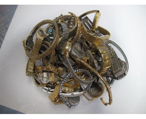 Assorted Ladies Wristwatches, including marcasite set, Pulsar, Sekonda, Everite, Rotary, Avia, Time Rite, etc.