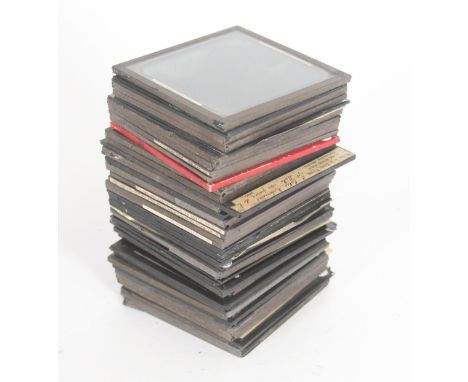 Magic Lantern Photographic slide collection, mainly of European topographicals and local people, incl. Belgium, Brittany, Fra