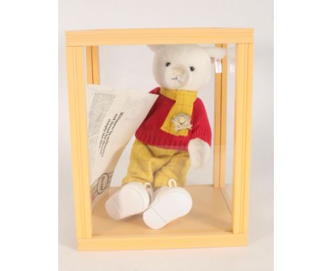 Steiff 690877 Rupert Bear, The Centenary Edition, with certificate of authenticity, limited edition number 4,409 of 5,000, 29