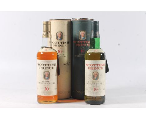 SCOTTISH PRINCE 30 year old blended Scotch whisky bottled by Forbes Ross &amp; Co Ltd, 75cl 43% abv. boxed and SCOTTISH PRINC