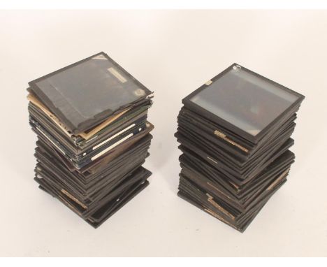 Magic Lantern Photographic slide collection, incl. approx 56 slides of Egypt topogrophical and people, and 30 other slides of