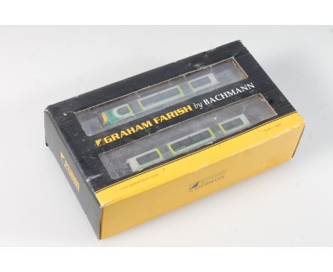 N gauge model railways, Grafar Graham Farish by Bachmann, 371701 Class 350/2 Desiro EMU 350238 London Midland set, 6 DCC, Blu