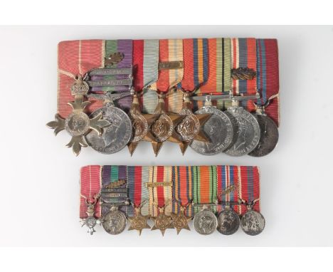 Medals of Captain C Macleod of the Royal Army Service Corps to include MBE, George VI general service medal with MALAYA and P