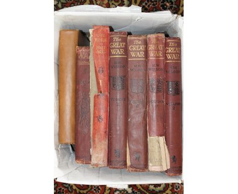 Military interest, a militaria collector's library of books to include The Great World War A History by Gresham Publishing, v