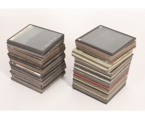 Magic Lantern Photographic slide collection, including idyllic woodland maiden scenes by Graystone Bird of Bath, pastoral, vi