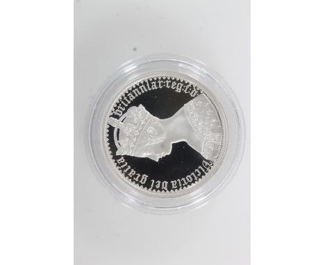 UNITED KINGDOM Queen Elizabeth II (1952-2022) 'Gothic Crown Portrait 2021 UK 2oz Silver Proof Coin' comprising five pounds £5
