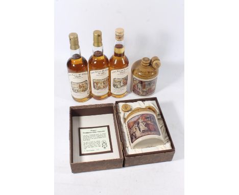 ROBERT BURNS Bi-Centenary Decanter Rare Old Scotch whisky, number 4 in the series of 4, bottled in a Buchan of Portobello dec