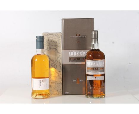 AUCHENTOSHAN 21 year old single malt Scotch whisky, 70cl 43% abv. boxed and ARDNAMURCHAN ADCB042202 Highland single malt Scot
