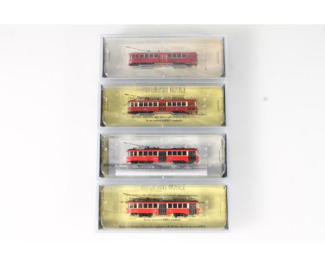 N gauge model railways, Bachmann Industries INC of Philadelphia to include four Spectrum DCC Peter Witt Tram Cars including 8