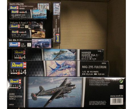Revell model kits to include 1:72 scale 04920 Avro Shackleton&nbsp; AEW2, 1:72 scale 03936 MiG 29S Fulcrum, 1:72 scale 03908 