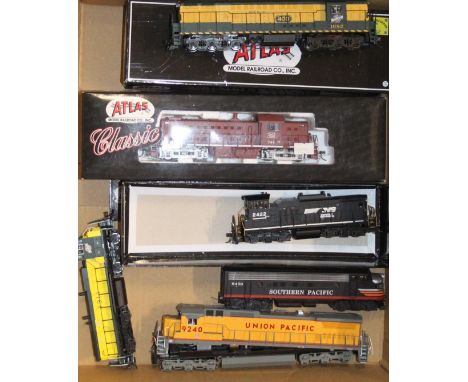HO gauge model railways, Atlas Model Railroad Company Inc of New Jersey locomotives to include 10002246 Chicago &amp; North W
