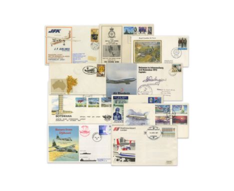 100+ Worldwide Aviation First Day Covers: A varied selection of aviation focused first day covers from around the world, issu
