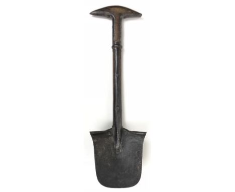 Victorian 1888 Slade Wallace Equipment Entrenching Tool   A rare example of the Slade Wallace shovel, with pick axe grip. The