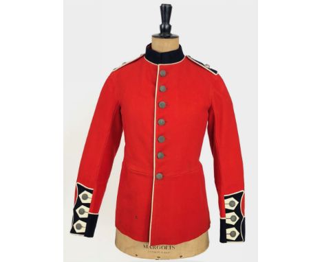 Royal Marine Light Infantry Other Ranks Full Dress Scarlet Tunic.  A good example of the regulation pattern, scarlet cloth wi