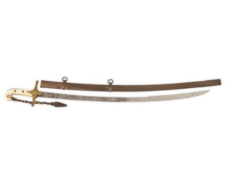 Victorian General Officer's 1831 pattern Mameluke hilted Sword.  A good and scarce example. The blade is etched with a Victor