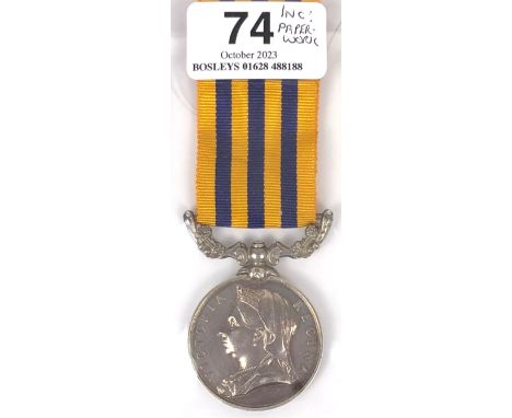 British South Africa Company Medal Bechuanaland Border Police.  Awarded to 1936 TROOPR J.H. BRADBURY B.B. POLICEâ€]; reverse 