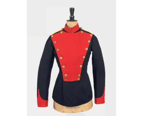 12th (Prince of Wales's Royal) Lancers Trooper's Full Dress Tunic   A very good example of  blue tunic with scarlet facings, 