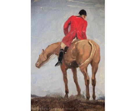 Kathleen M. Pearson (1898-1961), Six oils on artist board, Four studies of horses and foals, largest 35cm x 45.5cm, And two h