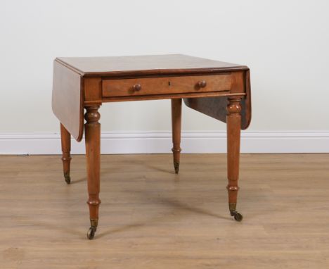 HOLLAND & SONS; A 19TH CENTURY MAHOGANY PEMBROKE TABLE75cm wide; 135cm wide open; 91cm deep; 74cm highCondition report: Key i