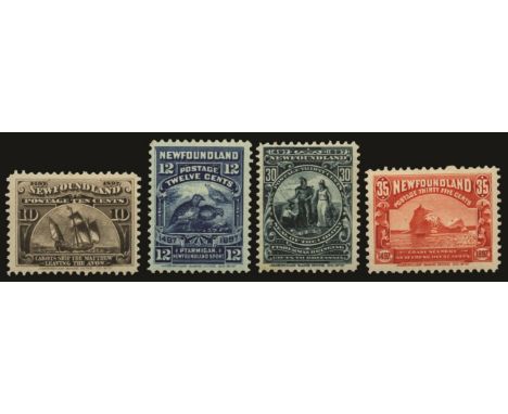 1897 400th Anniversary of Discovery and Queen Victoria's Diamond Jubilee 1c to 60c black (SG 66/79), 3c and 6c odd trivial to