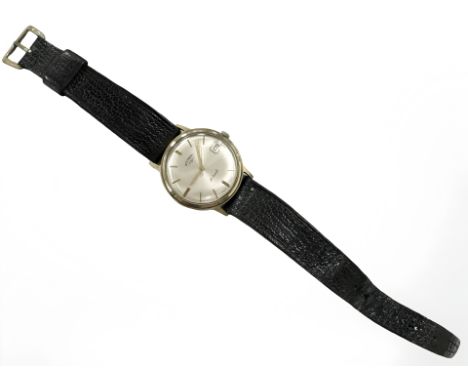 A gent's 9ct gold Rotary manual-wind calendar wristwatch, inscription to case back, case 32mm. 
