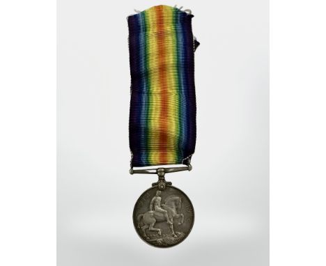 A First World War British War Medal named to K37573 R. H. Porritt STO 1 R.N., associated ribbon 