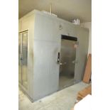 KOLPAK WALK-IN-BOX, 9'W X 14'L X 8'H WITH (2) SIDE GLASS DOORS