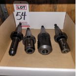 LOT - (4) CAT 40 TOOL HOLDERS