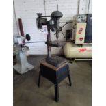 CRAFTSMAN 15" BENCHTOP DRILL PRESS W/ ATTACHED STAND, MODEL 101.24810, 1/2 HP