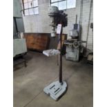 SOUTH BEND 14" DRILL PRESS, MODEL 14B2A, W/ PROCUNIER NO. 2 HIGH SPEED TAPPING ATTACHMENT